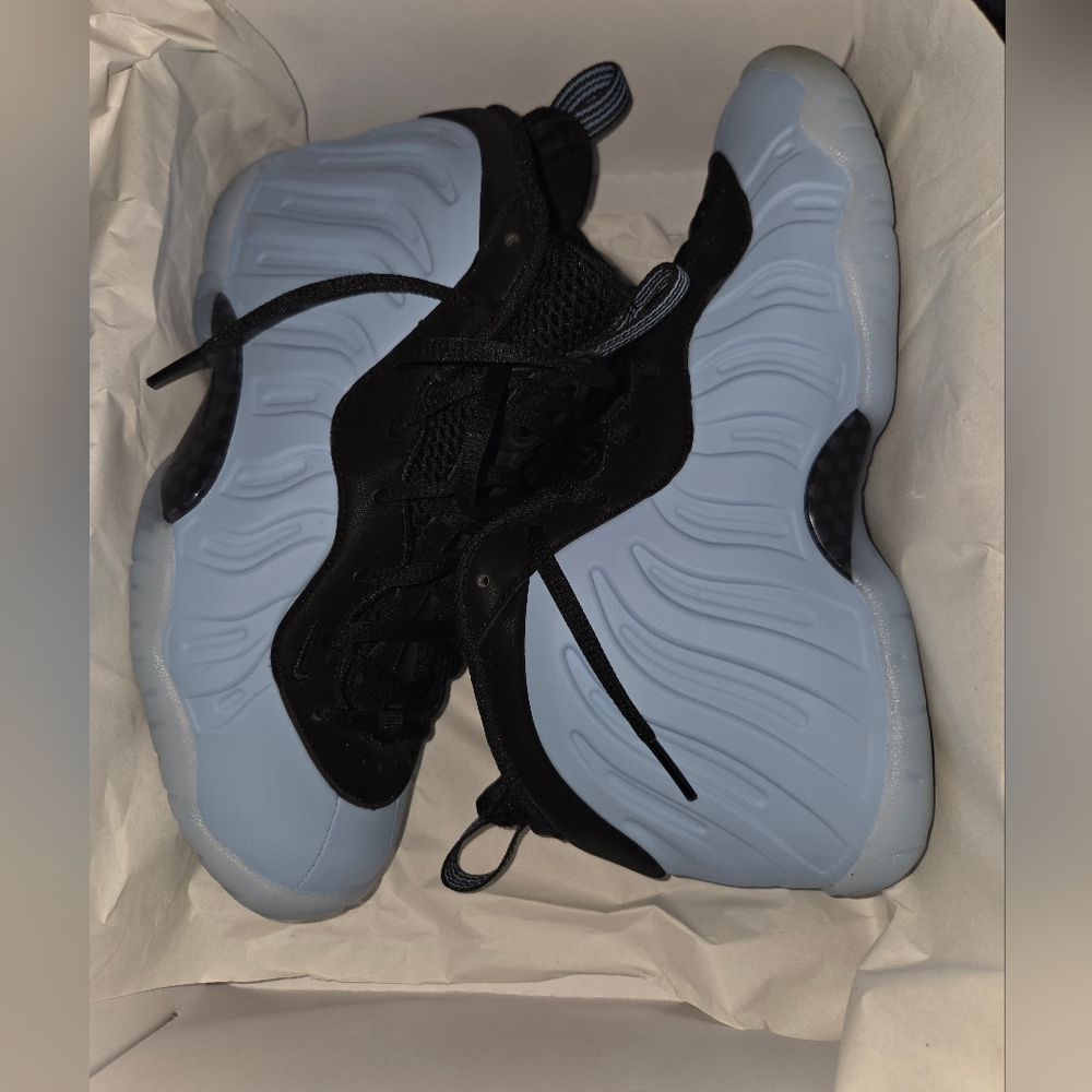 Nike Little Posite One in Psychic Blue and Black